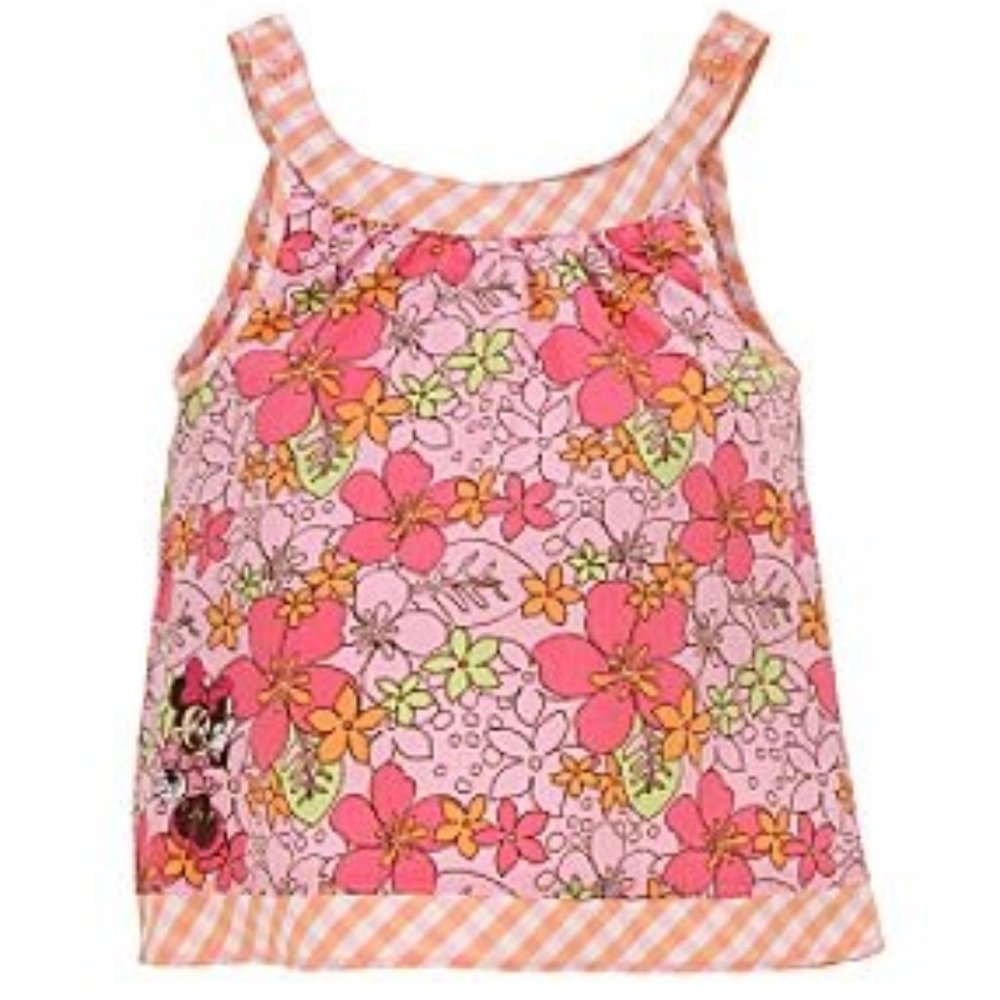Disney Minnie Infant Girls Floral Tank Top